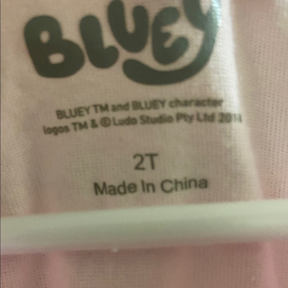 Pink and Blue Bluey and Bingo dress - Picture 3 of 3
